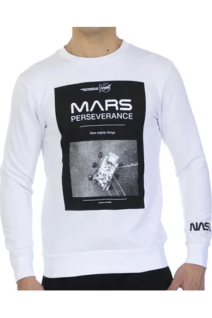 Nasa MARS03S Herren Sweatshirt mit langen Ärmeln und rundem Kragen