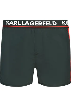 Karl Lagerfeld Taped Logo Badeshorts