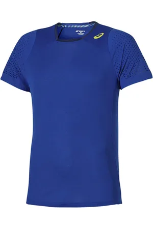 Asics Athlet Cooling Mens Blue T-Shirt
