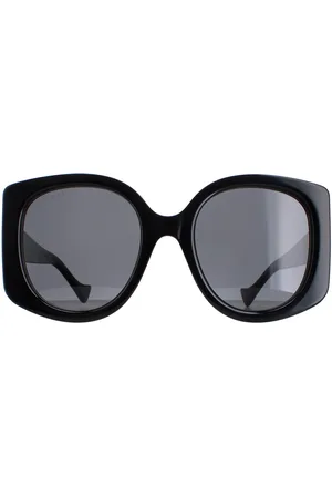 Gucci Rund Damen Grau GG1257S