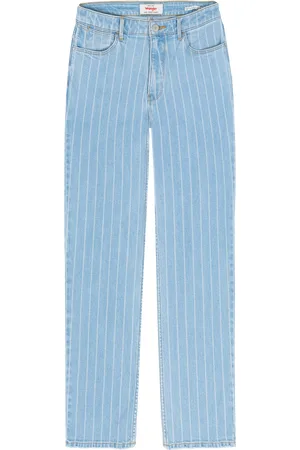Wrangler Gerade Croptone Streifen Jeans