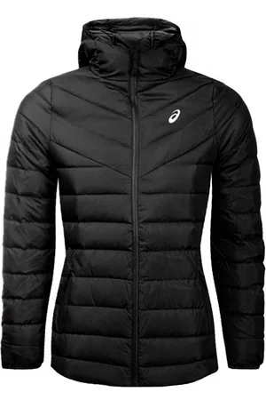 Asics Womens Black gepolsterte Mantel