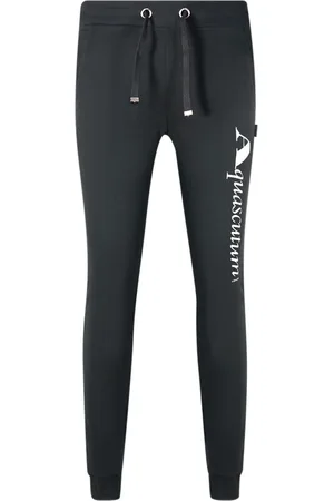 Aquascutum Schwarze Logo-Sweat-Hose
