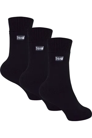 THMO 3 Paar Thermosocken für Kinder im Multipack | | Gerippte, weiche Fleece-Flauschige Innensocken für Jungen und Mädchen