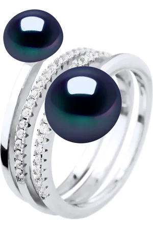 Diadema Ring DUO Süßwasserperlen 7 und 9 mm Schmuck 925