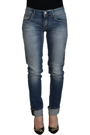 ACHT Gewaschene Baumwoll-Jeans mit niedriger Taille