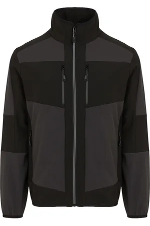 Regatta "E-Volve" Softshelljacke Zweilagig für Herren/Damen Unisex (Asche/Schwarz)