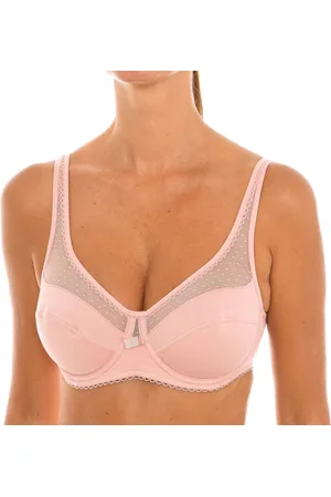 Dim Großzügiger Bügel-BH 00ASF für Damen mit Mikro-Tüll-Detail bietet Halt und Eleganz in einem femininen Design