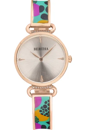 Bertha Katherine Armbanduhr im Emaille-Design