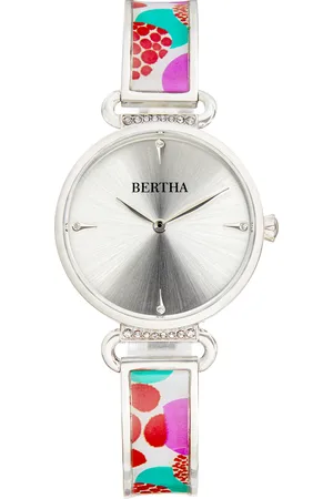 Bertha Katherine Armbanduhr im Emaille-Design