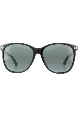 Gucci Runde Frauen Grau Sonnenbrille