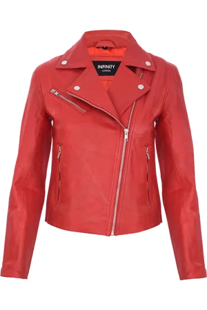 Infinity Smarte Damen-Bikerjacke aus Leder – Matlock