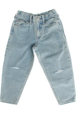 GAP Hochsitzende Barrel-Jeans 813605 Mädchen