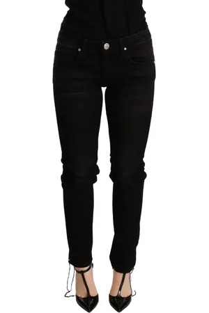ACHT Skinny Denim-Hose mit niedriger Taille