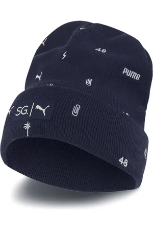 PUMA X Selena Gomez Mütze überall über Print Logo Hut Navy 022359 01