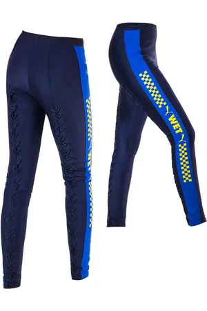 PUMA X Fenty Side Strip Blue Leggings - Frauen