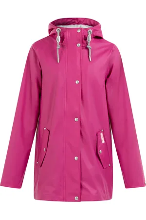 myMo Regenjacke Damen Fuchsiarosa