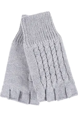 Heat Holders Damen Winter-Thermo-Fingerlose Handschuhe mit Zopfmuster