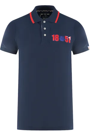Aquascutum London 1851 Marineblaues Poloshirt