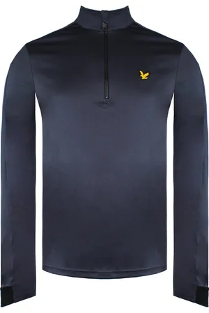 Lyle & Scott Long Sleeve 1/4 Zip Up Navy Ventech Golf Mens Midlayer ML1240G Z807