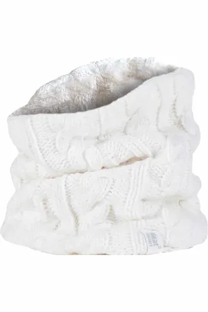 Heat Holders Wärmehalter - Ladies Thick Cable Knit Fleece Lined Neck Warmer
