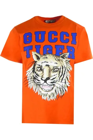 Gucci Tiger Design Regular Fit T-Shirt