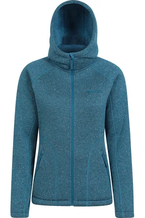 Mountain Warehouse Damen/Damen Nevis Kunstfell gefüttert Full Zip Hoodie (Teal)