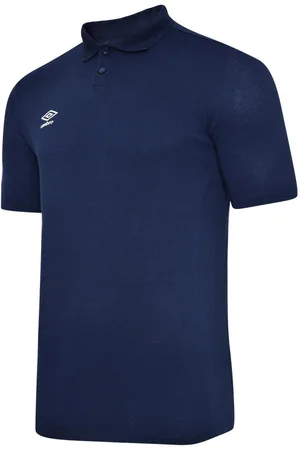 Umbro Herren Essential Polo Shirt (Dunkelmarine/Weiß)