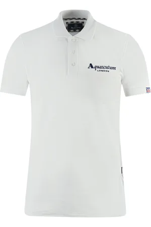 Aquascutum London Klassisches weißes Poloshirt