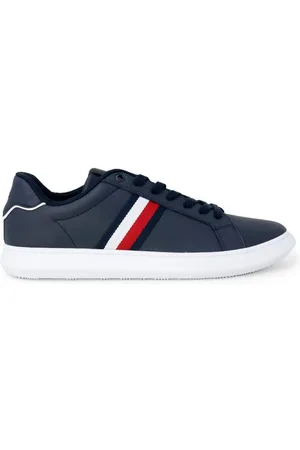 Tommy Hilfiger Leder-Sneaker mit Schnursenkeln