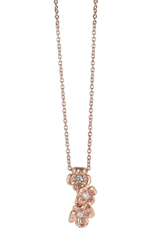 ORPHELIA Damen-Kette aus 925er Sterlingsilber mit Anhänger – Rosé ZH-6018/1