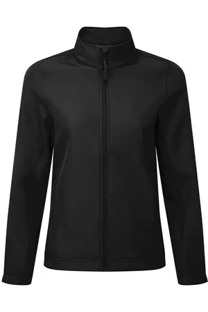 Premier Womens/Ladies Windchecker Soft Shell Jacket (Deep Grey)