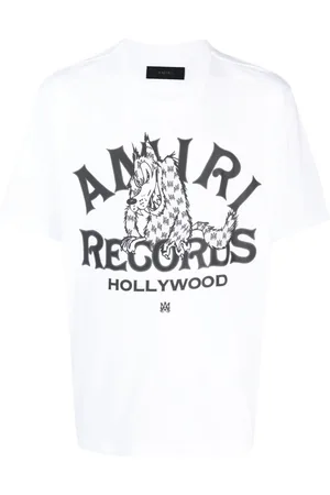 AMIRI Records Wolf bedrucktes T-Shirt in