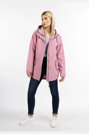 Schmuddelwedda Regenjacke - recyceltes Material Damen Puderpink-280