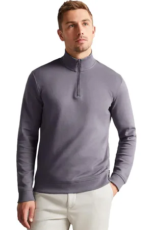 Ted Baker | Herren Sweatshirt mit Halbem Reißverschluss und Stehkragen - Antram