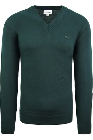 Lacoste Wollmenschengrüner Pullover