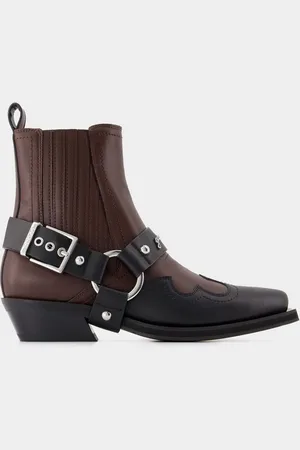 Ganni Chelsea Western Stiefel - - Kunstleder
