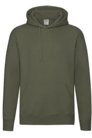 Fruit Of The Loom Kapuzenpullover für Herren (Klassisch Olivgrün)