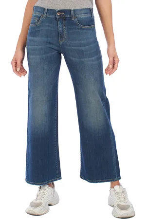Emporio Armani Damen-Jeans mit weitem Bein 3K2J33