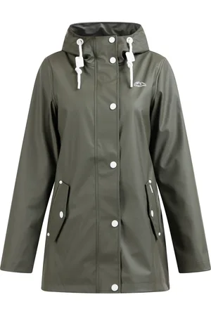 Icebound Regenjacke Damen Oliv