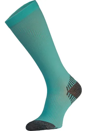 COMODO 1 Paire Chaussettes Genou Sport Running Contention Homme Femme - Menthe