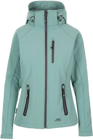 Trespass Womens/Ladies Bela II Waterproof Softshell Jacket (Teal Mist)