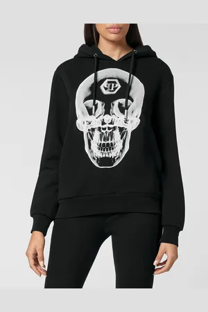 Philipp Plein Sweatjacke Mit Kapuze Skull