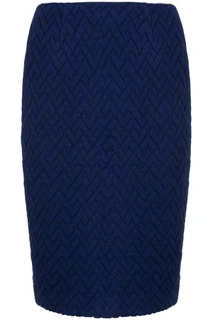 Conquista Bleistiftrock aus Jacquard-Strick