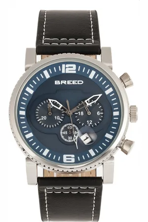 Breed Ryker Chronograph Lederarmbanduhr mit Datum