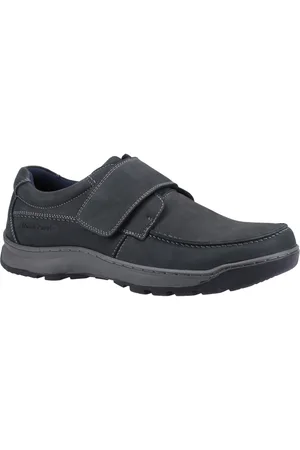 Hush Puppies Casper Leder Herren Navy Nubuk Loafers