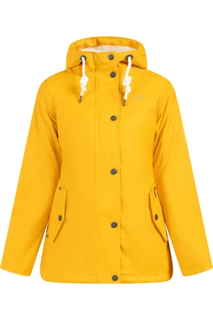 Icebound Regenjacke mit Teddyfutter Damen Sonnengelb