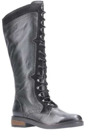 Hush Puppies Damen/Damen Rudy Schnürstiefel lang Leder