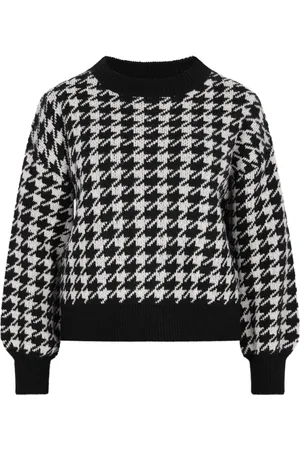 Dreimaster Pullover Damen Wollweiss