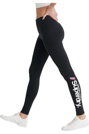 Superdry Damen Leggings klassisch Logo modern